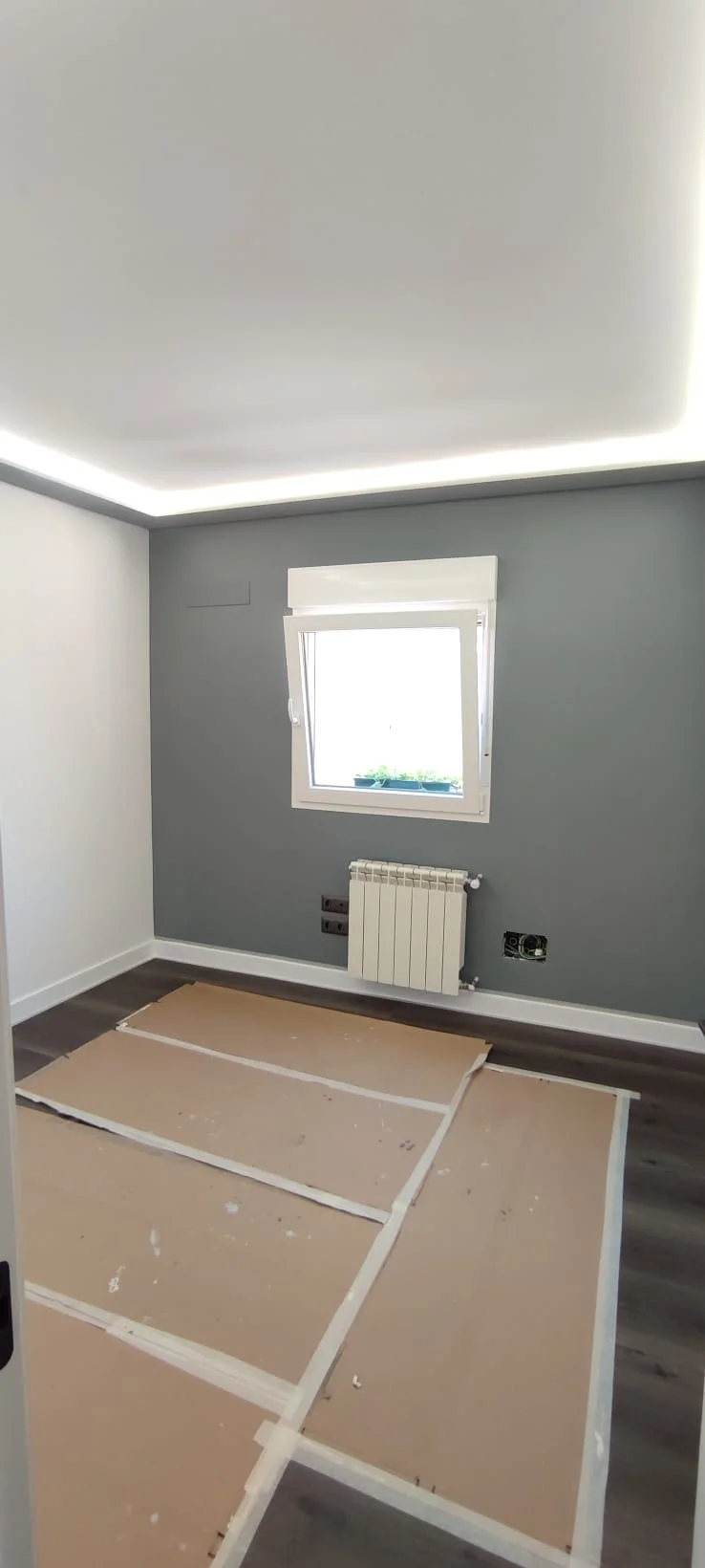 Reforma integral de habitación en Madrid Sur - Luz indirecta
